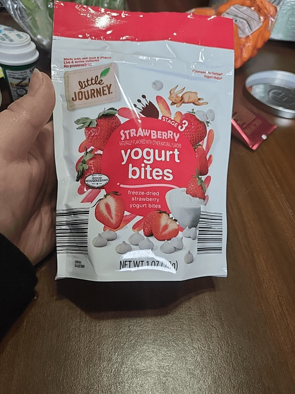 Little Journey Strawberry Yogurt Bites