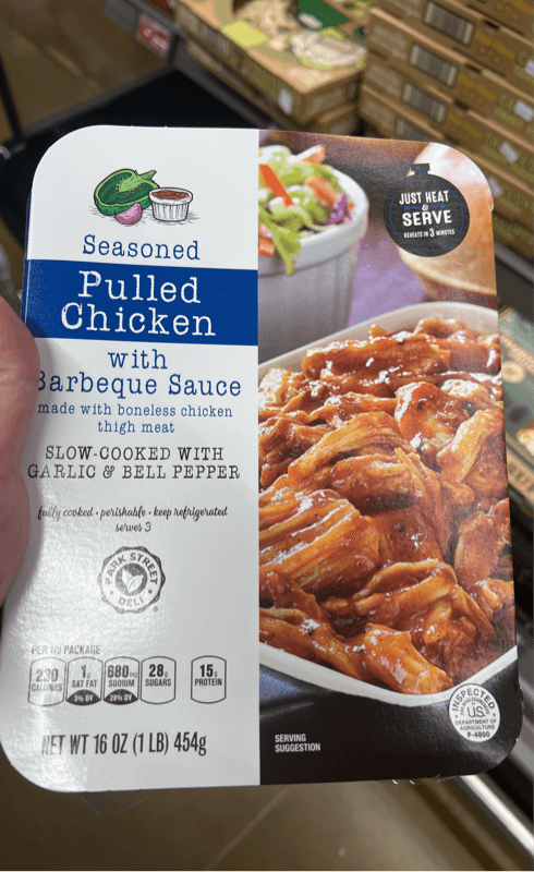 Park Street Deli Seasoned Pulled Chicken With Barbeque Sauce