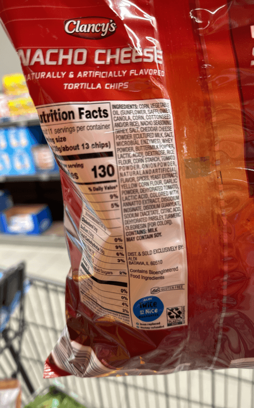 Clancy'S Nacho Cheese Tortilla Chips