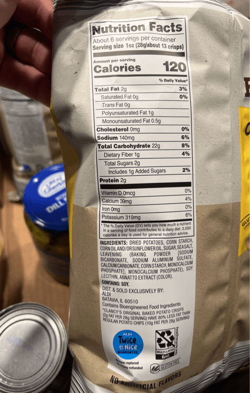 Clancy'S Baked Original Potato Crisps
