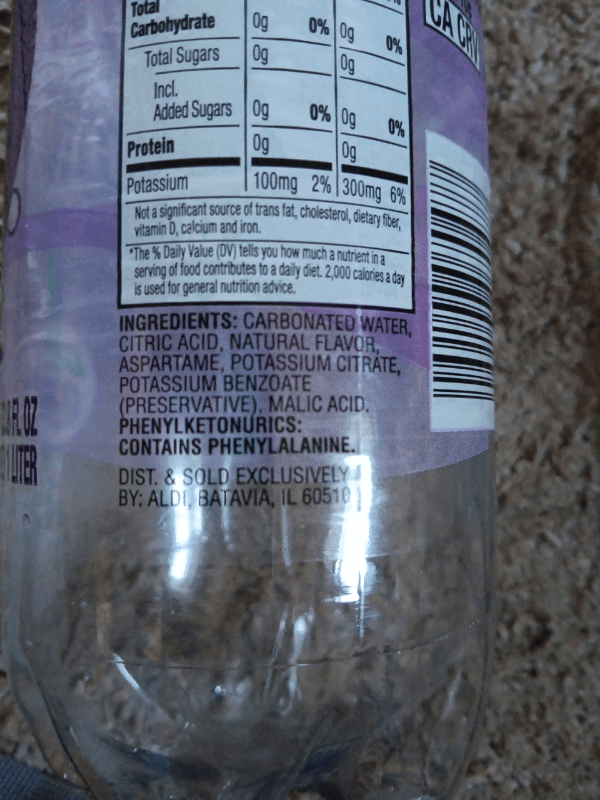 Puraqua Black Cherry Sparkling Water