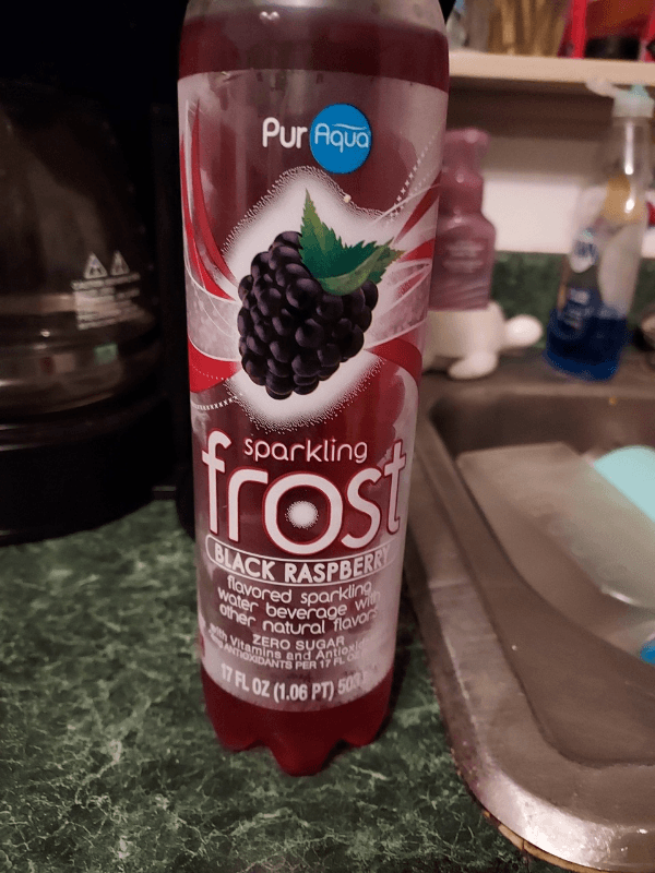 Puraqua Sparkling Frost Water Black Raspberry