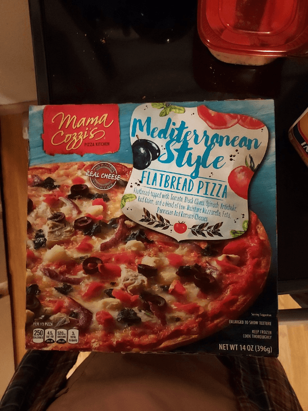 Mama Cozzi'S Mediterranean Style Flatbread Pizza