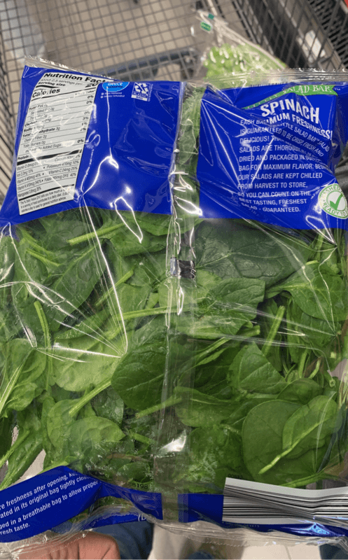 Aldi Little Salad Bar Spinach