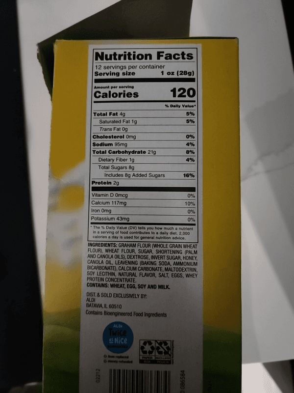 Benton'S Mini Bear Grahams Honey Snack