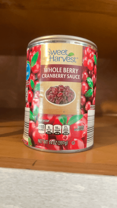 Sweet Harvest Whole Berry Cranberry Sauce