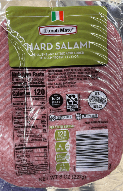 Lunch Mate Hard Salami