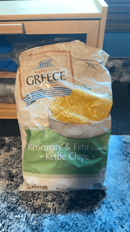 Journey To Greece Rosemary & Feta Kettle Chips