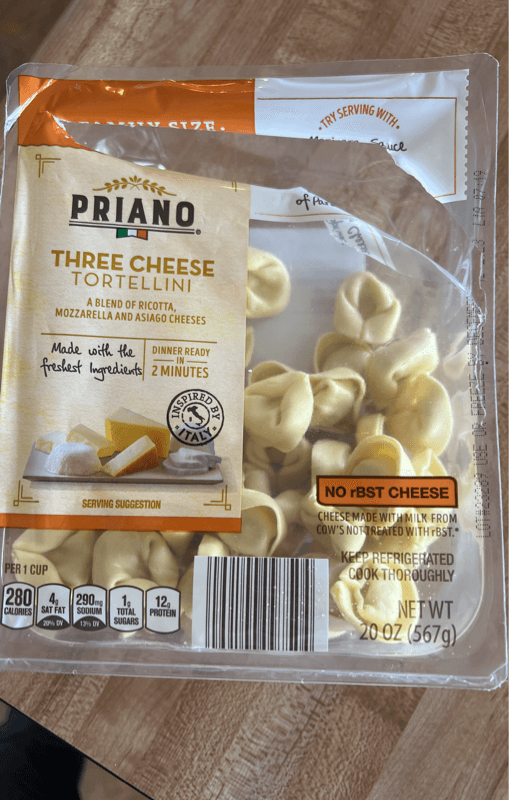 Priano Three Cheese Tortellini