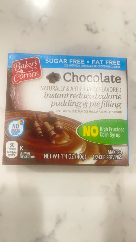 Baker'S Corner Instant Reduced Calorie Pudding & Pie Filling Chocolate