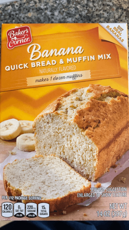 Baker'S Corner Banana Quick Bread & Muffin Mix