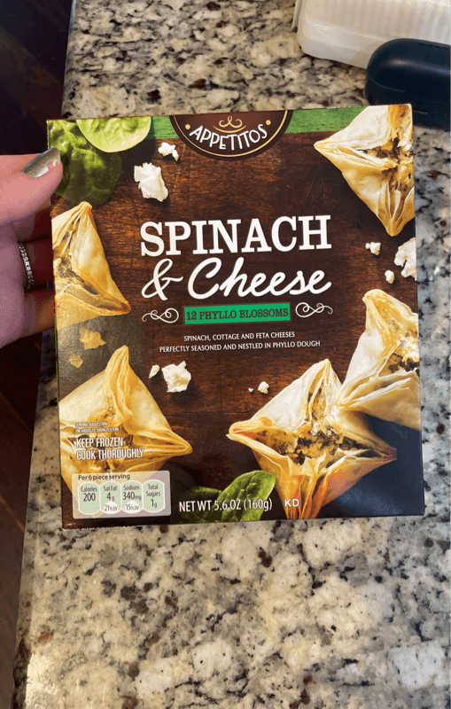 Appetitos Spinach & Cheese 12 Phyllo Blossoms