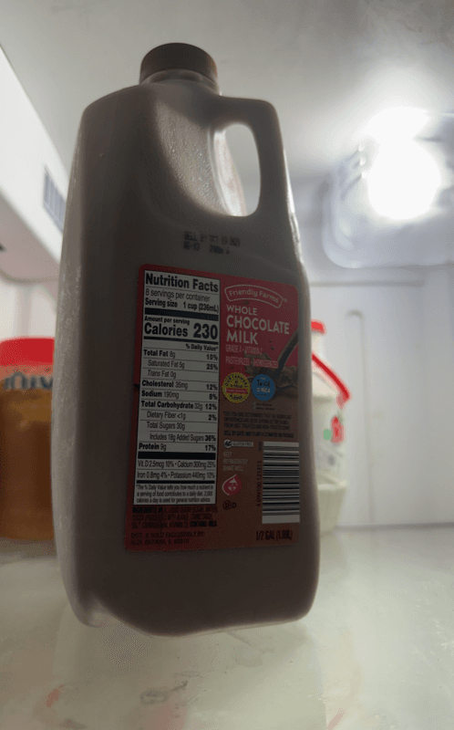 Friendly Farms Whole Chocolate Milk