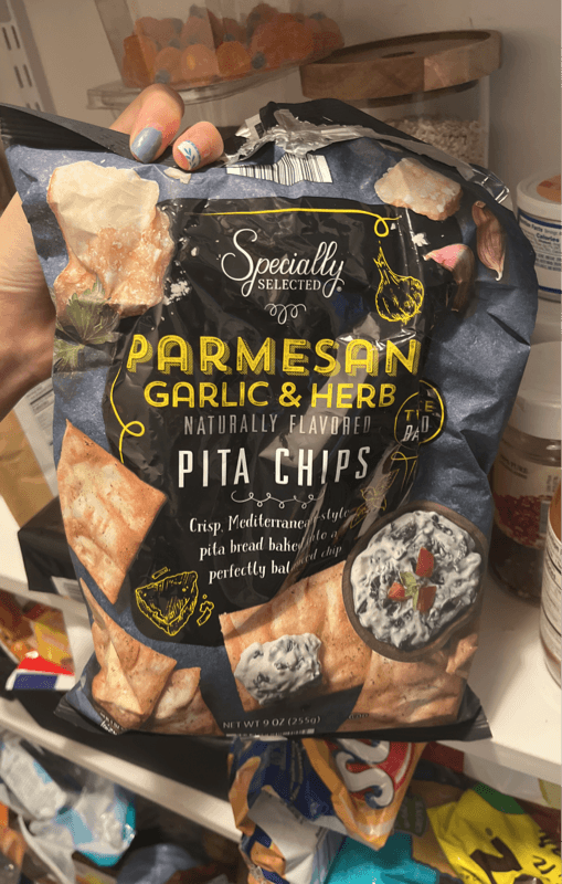 Specially Selected Parmesan Garlic & Herb Pita Chips