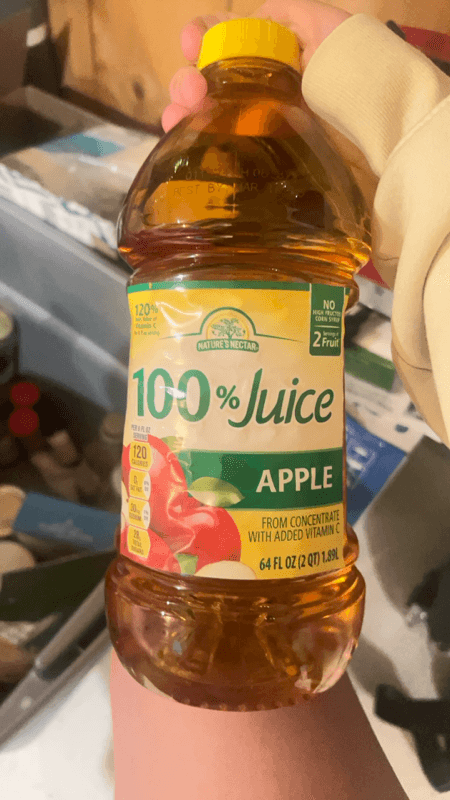 Nature'S Nectar 100% Apple Juice From Concentrate With Added Vitamin
