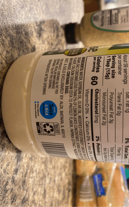 Burman'S Reduced Fat Mayonnaise With Olive Oil