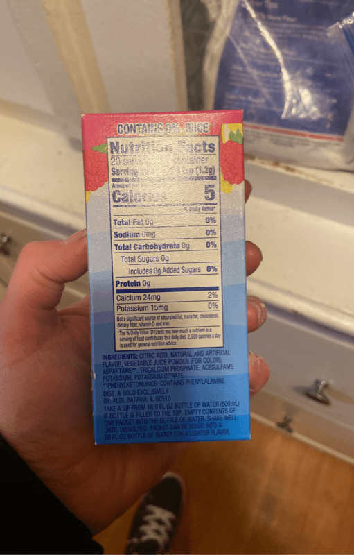 Puraqua Raspberry Lemonade Drink Mix