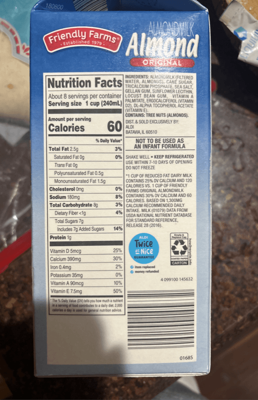 Friendly Farms Original Almondmilk