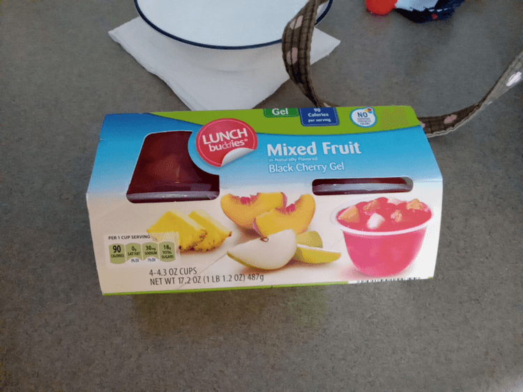 Lunch Buddies Mixed Fruit In Naturally Flavored Black Cherry Gel