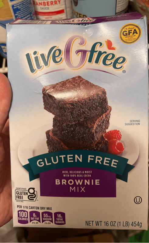 Livegfree Gluten Free Brownie Mix