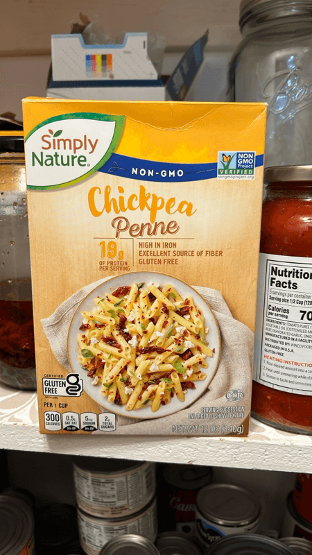 Is it Breastfeeding Friendly? Simply Nature Non-gmo Chickpea Penne