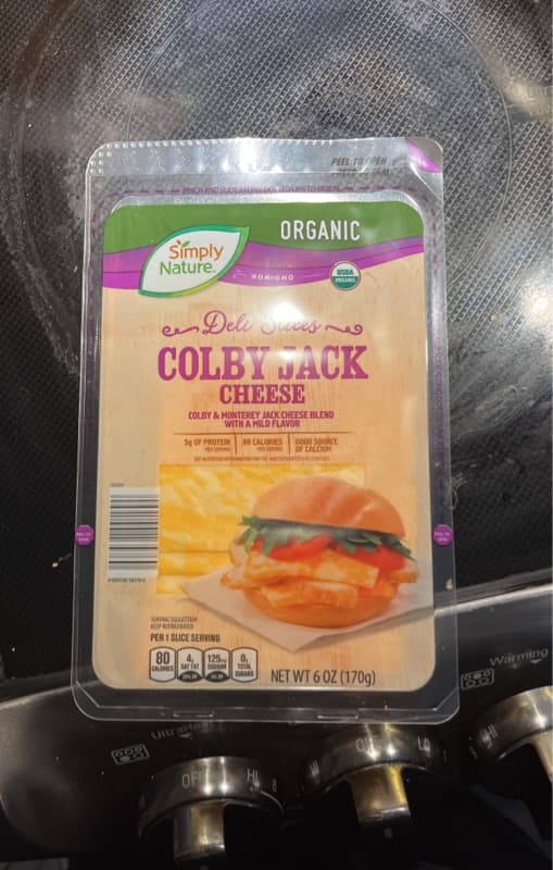 Simply Nature Deli Slices Colby Jack Cheese