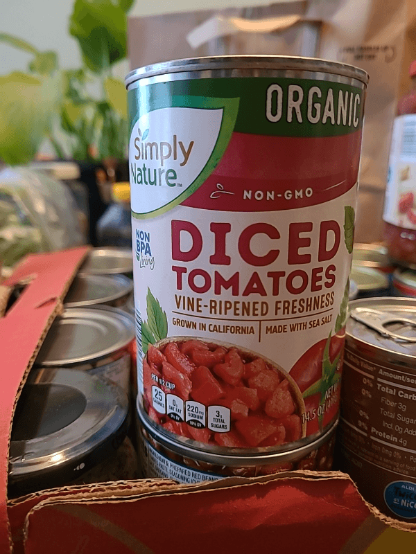 Simply Nature Organic Diced Tomatoes