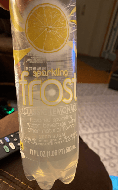 Sparkling Frost Classic Lemonade Flavored Sparkling Water Beverage With Other Natural Flavors