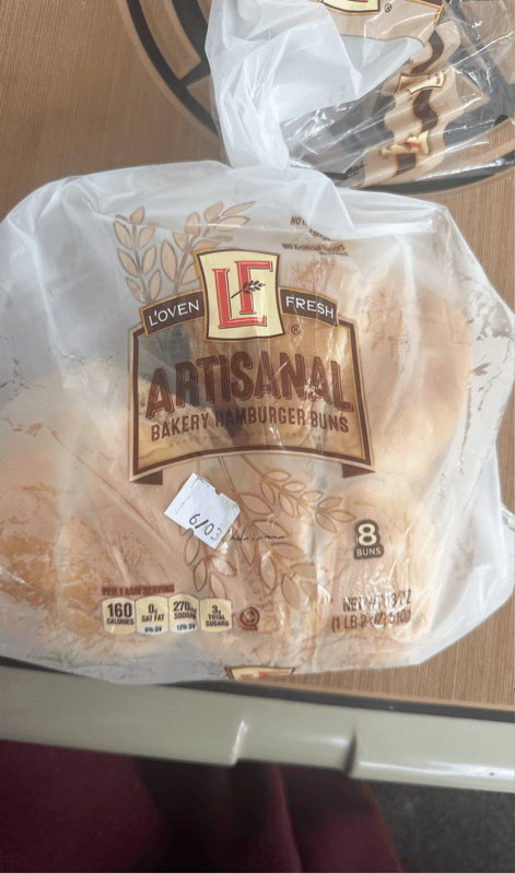 L'Oven Fresh Artisanal Bakery Hamburger Buns