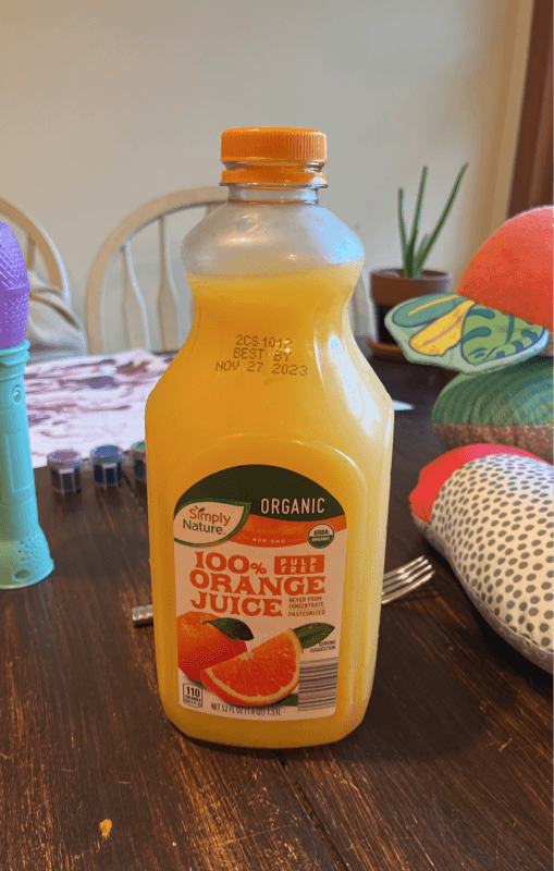 Simply Nature Pulp Free 100% Orange Juice