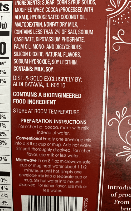 Beaumont Cocoa Milk Chocolate Flavored Hot Cocoa Instant Drink Mix, 8 Pouches