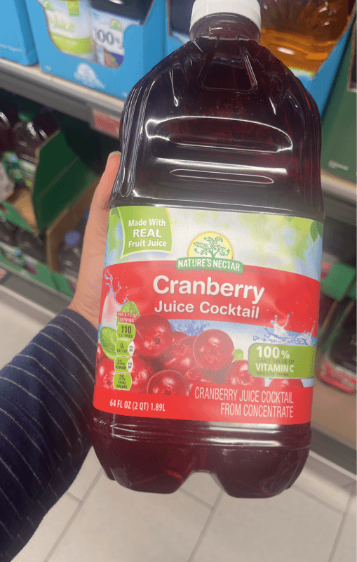Nature'S Nectar Cranberry Juice Cocktail