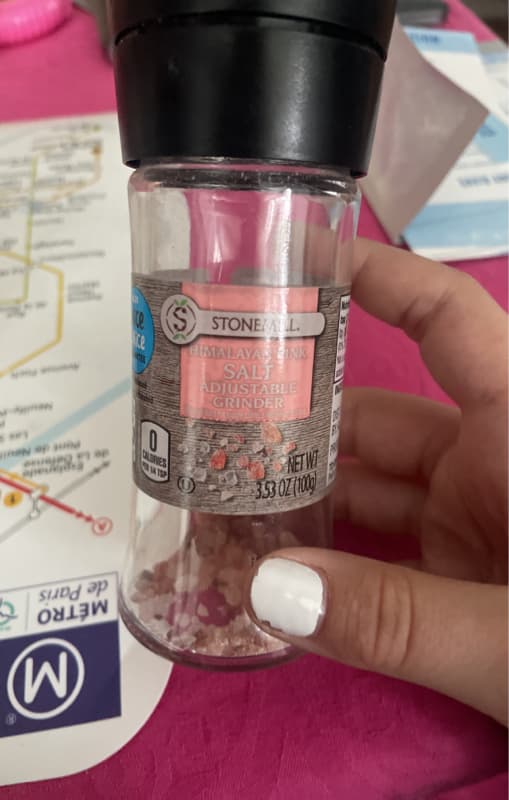 Stonemill Himalayan Pink Salt Adjustable Grinder