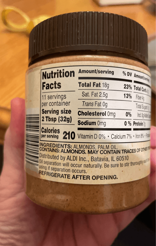 Is it Whole 30? Simply Nature Creamy Almond Butter