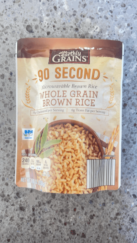 Earthly Grains 90 Second Whole Grain Brown Rice