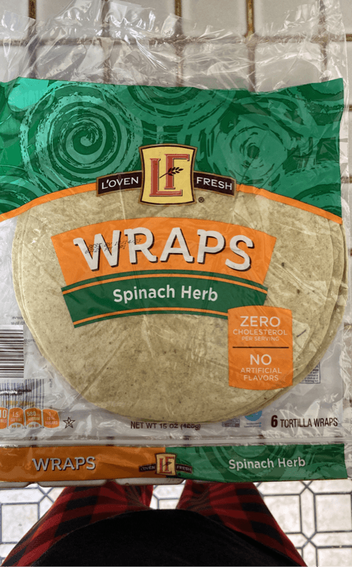 L'Oven Fresh Wraps Spinach Herb