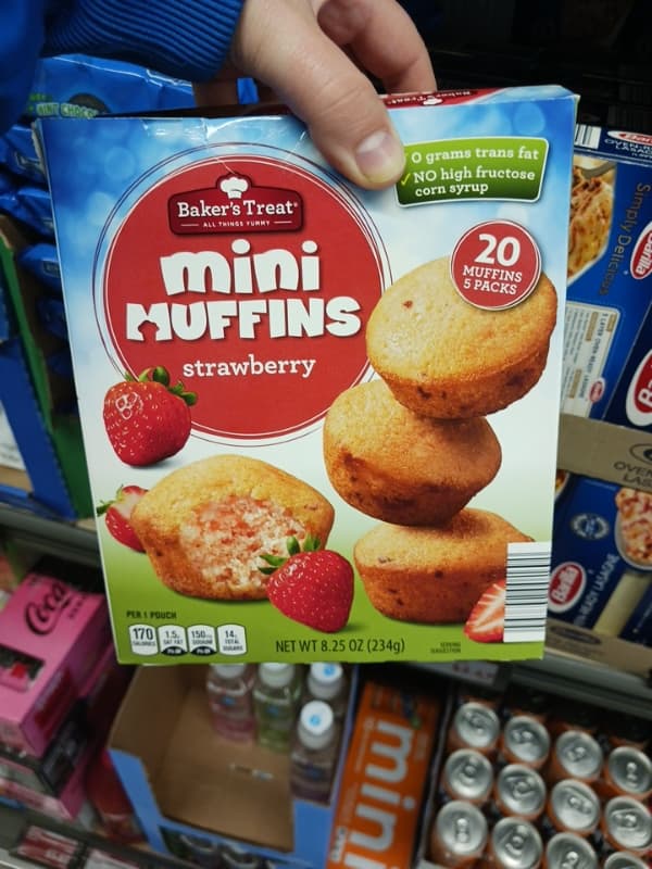 Baker'S Treat Mini Muffins Strawberry