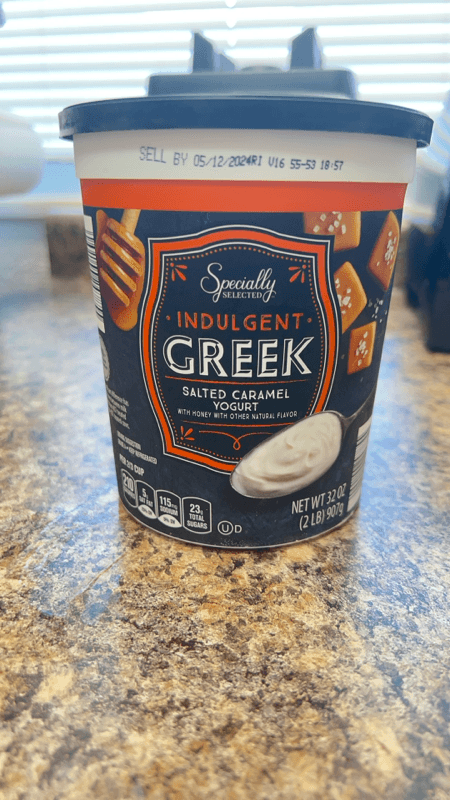 Specially Selected Indulgent Greek Salted Caramel Yogurt