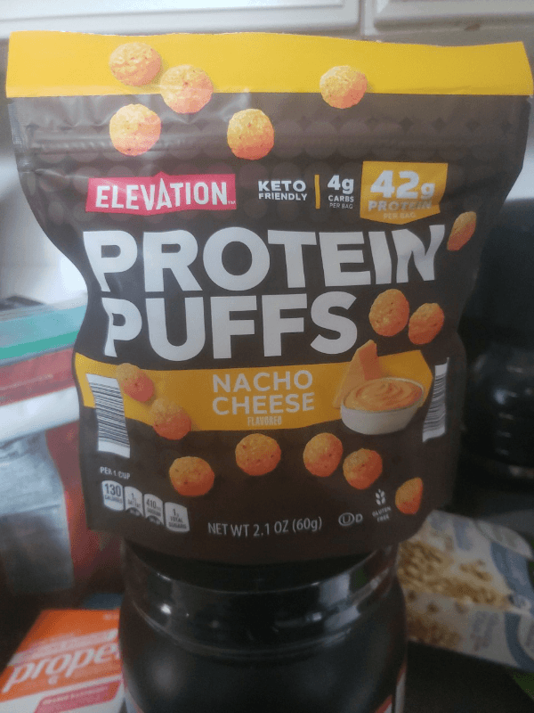 Elevation Protein Puffs Nacho Cheese Flavor