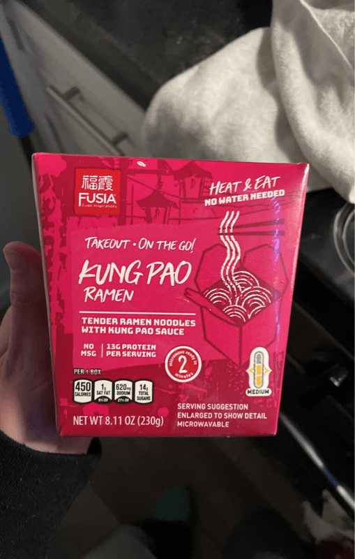 Fusia Kung Pao Tender Ramen Noodles With Kung Pao Sauce