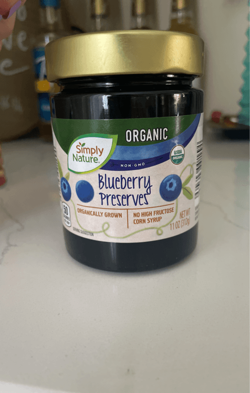 Simply Nature Blueberry Preserves