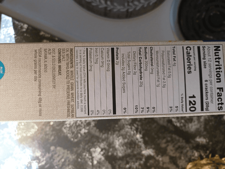 Savoritz Woven Whole Wheat Crackers Original Baked Crackers With Sea Salt