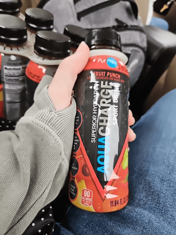 Puraqua Superior Hydration Aquacharge Sport Drink Fruit Punch