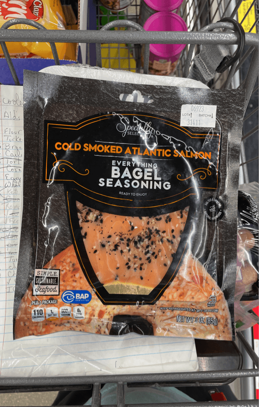 Specially Selected Cold Smoked Atlantic Salmon Everything Bagel Seasoning
