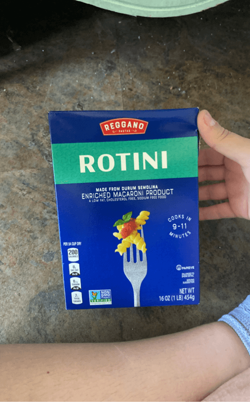 Reggano Pastas Rotini Made From Durum Semolina Enriched Macaroni Product