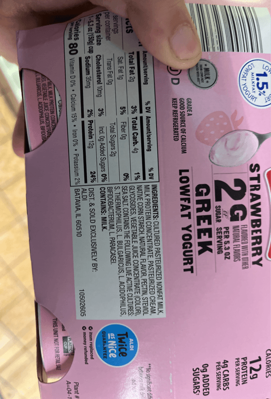 Friendly Farms Strawberry Greek Yogurt