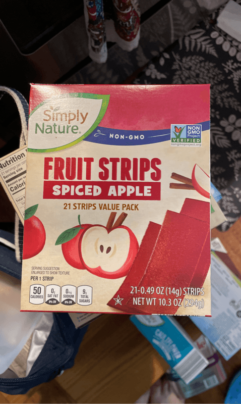Simply Nature Fruit Strips Spiced Apple