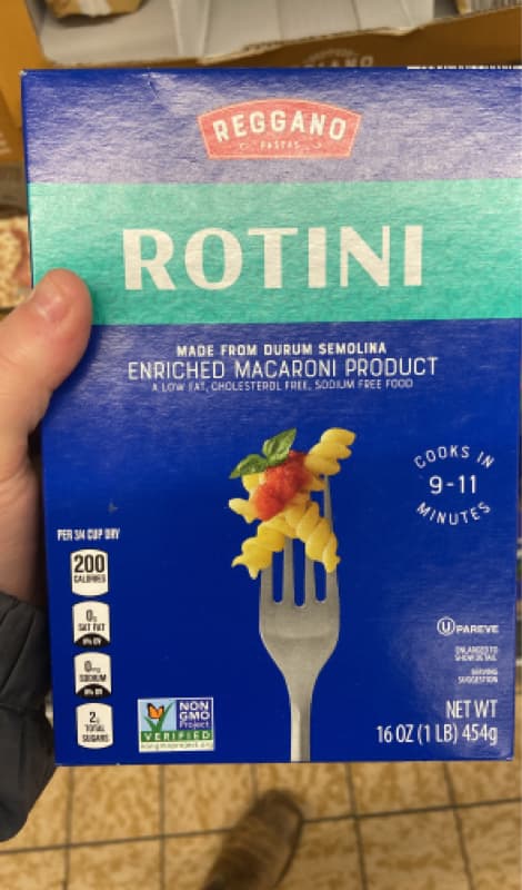 Reggano Rotini Enriched Macaroni Product