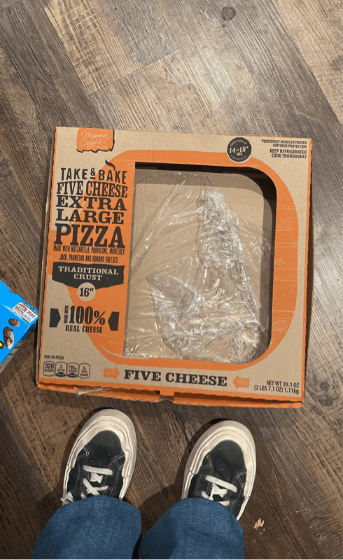 Mama Cozzi'S Take & Bake Five Cheese Extra Large Pizza Traditional Crust 16"