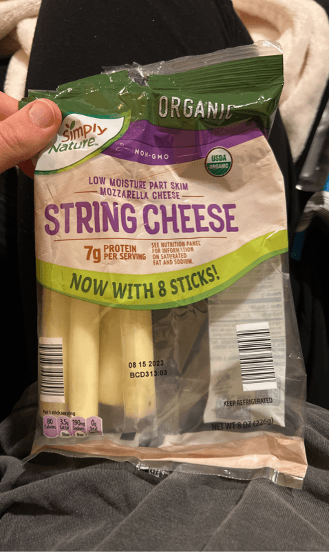 Simply Nature Organic String Cheese